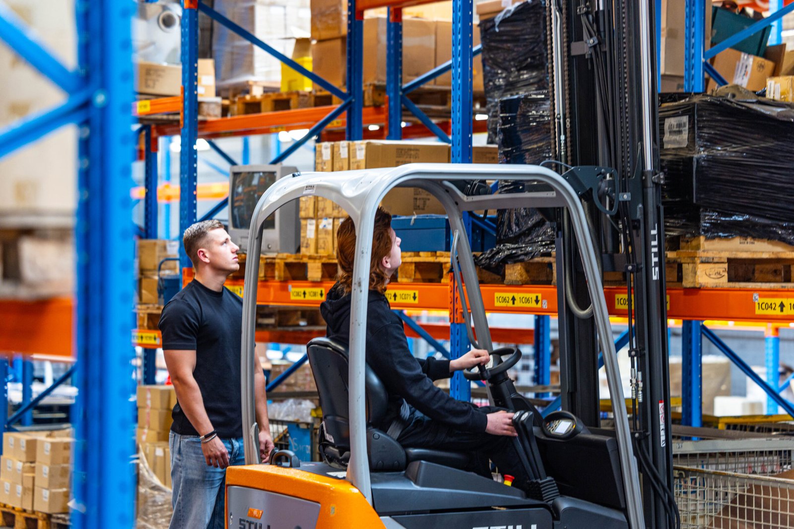 Heftruck deelnemer niet herkenbaar